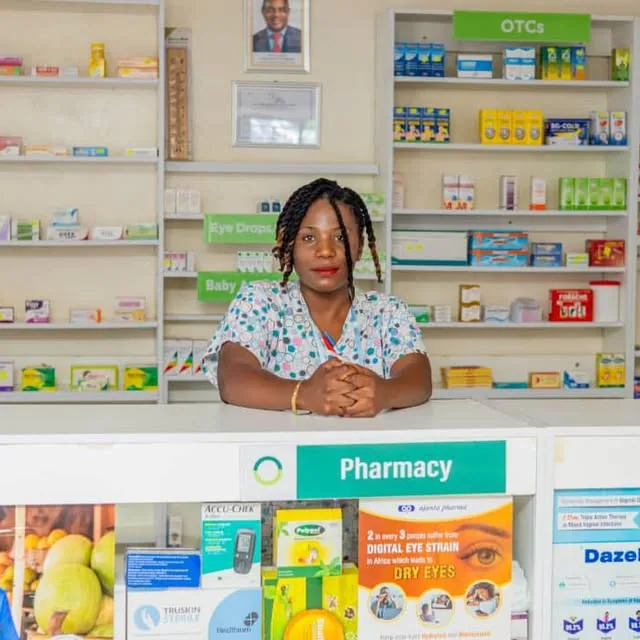 New Life Medical Centre pharmacy counter